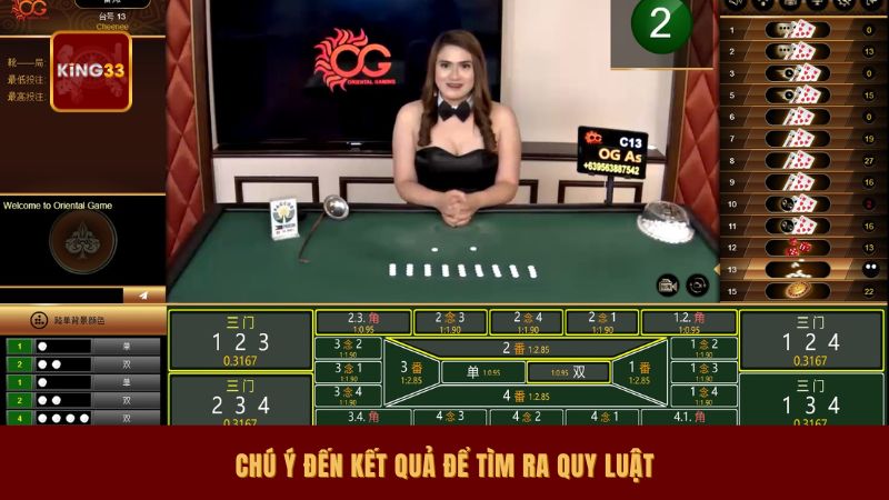 Chú ý đến kết quả để tìm ra quy luật